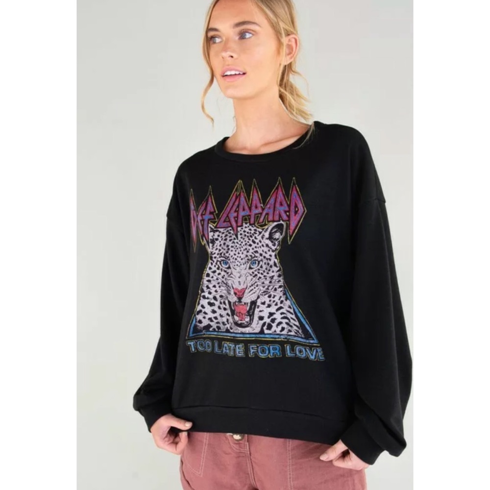 Def Leppard Tiger Too Late For Love Sweatshirt - Picture 10 of 10